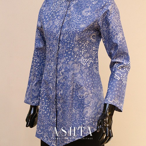 Ashta Batik Atasan Batik Wanita Lengan Panjang ABT8 1940 Ashta Batik Atasan Batik Wanita Lengan Panjang ABT8 1940