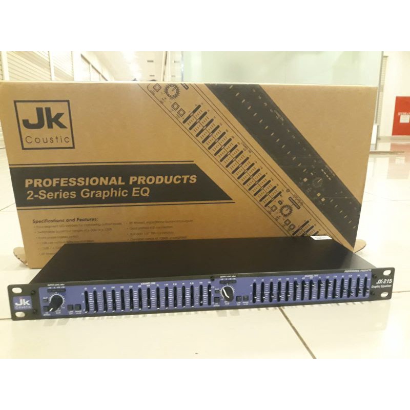 Equalizer JK COUSTIC JX 215 professional Graphic Equalizer
