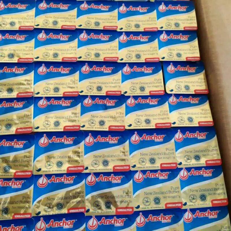 

Anchor Minidish Butter 7 gr x 10 pcs / Unsalted dan Salted Butter