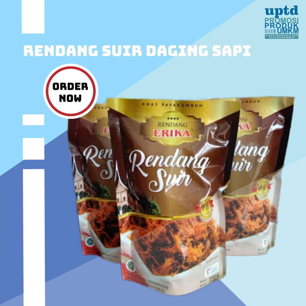 Jual Rendang Erika Rendang Suir 200 Gr Shopee Indonesia