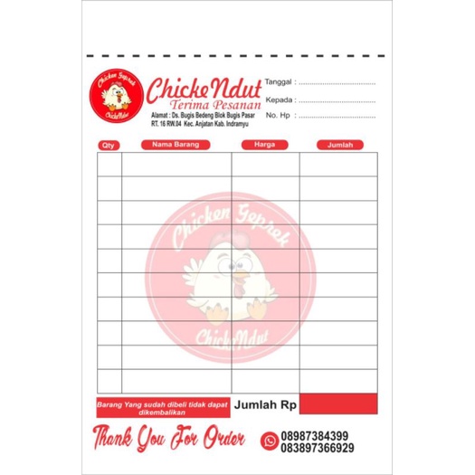 

CETAK NOTA 1 PLY / 2PLY/ FREE DESIGN TANPA MINIMAL ORDER