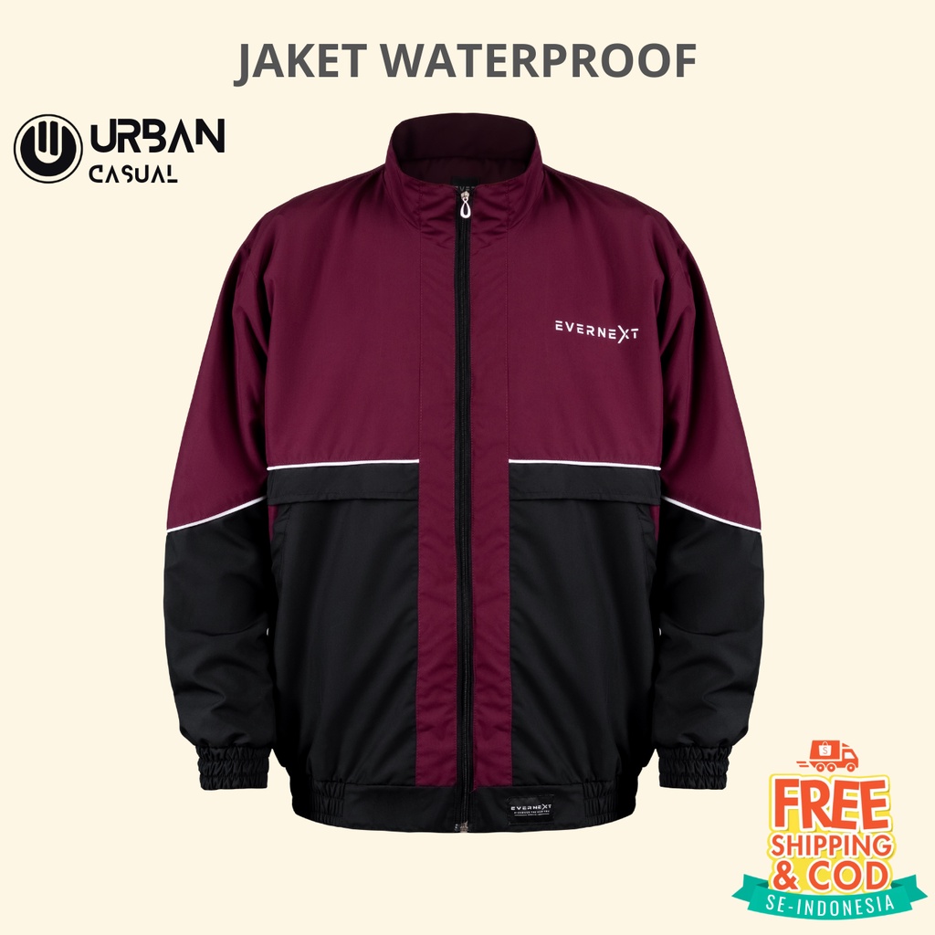 Jaket Pria Waterproof Series Outdoor Casual Trendi Branded Jaket Motor Touring Windbreakers Hangout Santai Anti Air Premium Terbaru Firli