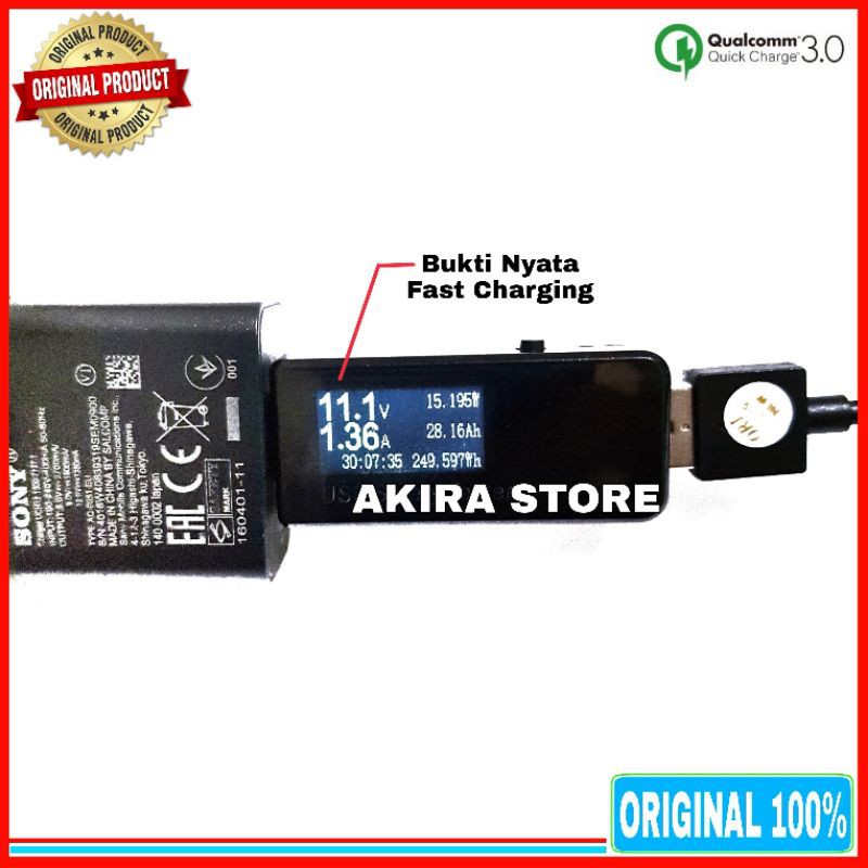 Kabel Data Sony Xperia Fast Charging Ori USB Original 100% Micro USB