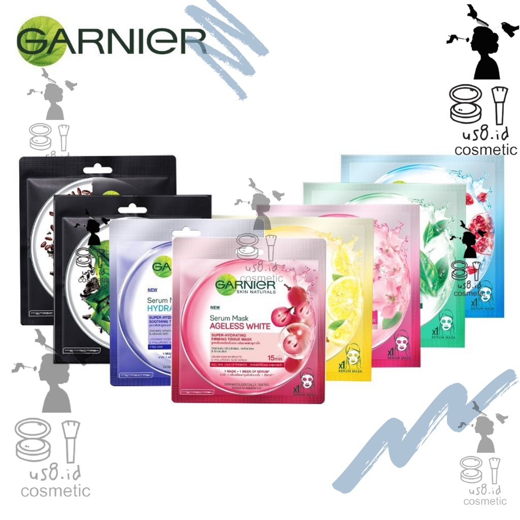 Garnier Sheet Sheets Mask All Variant Hydra Bomb | Serum | Bright Up | Hydrabomb Masker ✔️BPOM