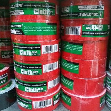 

[PCS] CLOTH TAPE LAKBAN KAIN MERAH 46MM GOLDTAPE / LAKBAN KAIN LINEN GOLDTAPE / LAKBAN MERAH 46MM GOLDTAPE