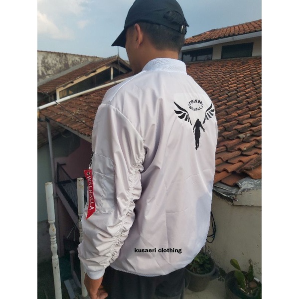 Jaket Valhalla Bomber Anime Tokyo Revengers Shuji Hanma Gang Terbaru/Jaket Bomber Tokyo Revengers Va