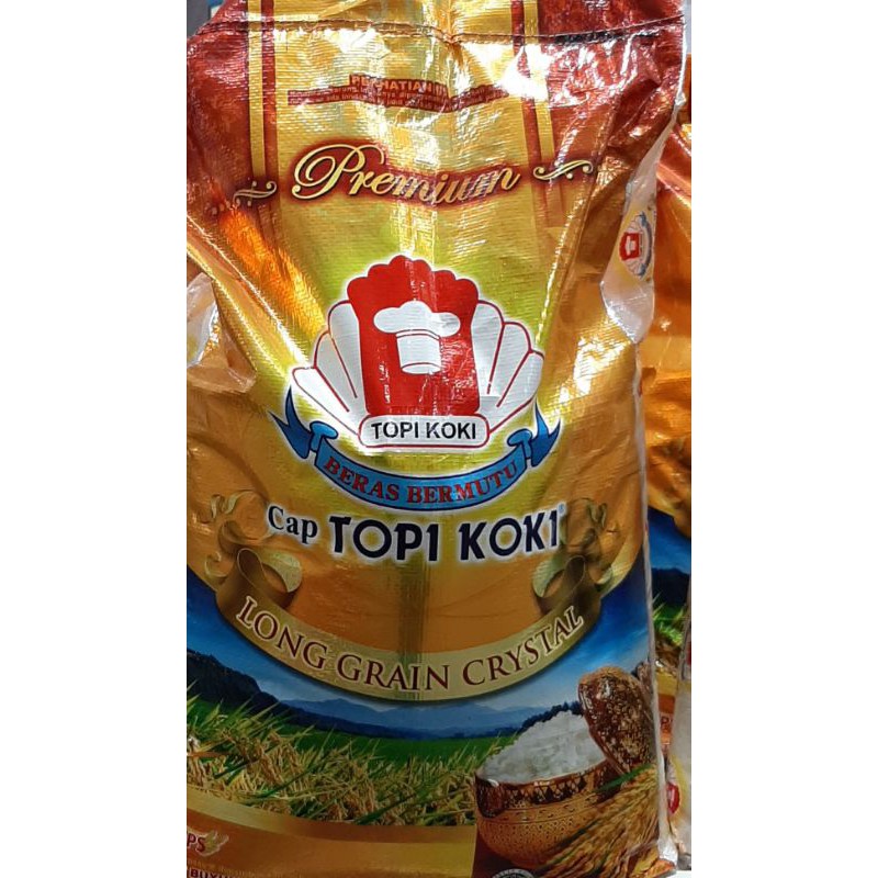 

beras topi koki long grain crystal 20kg