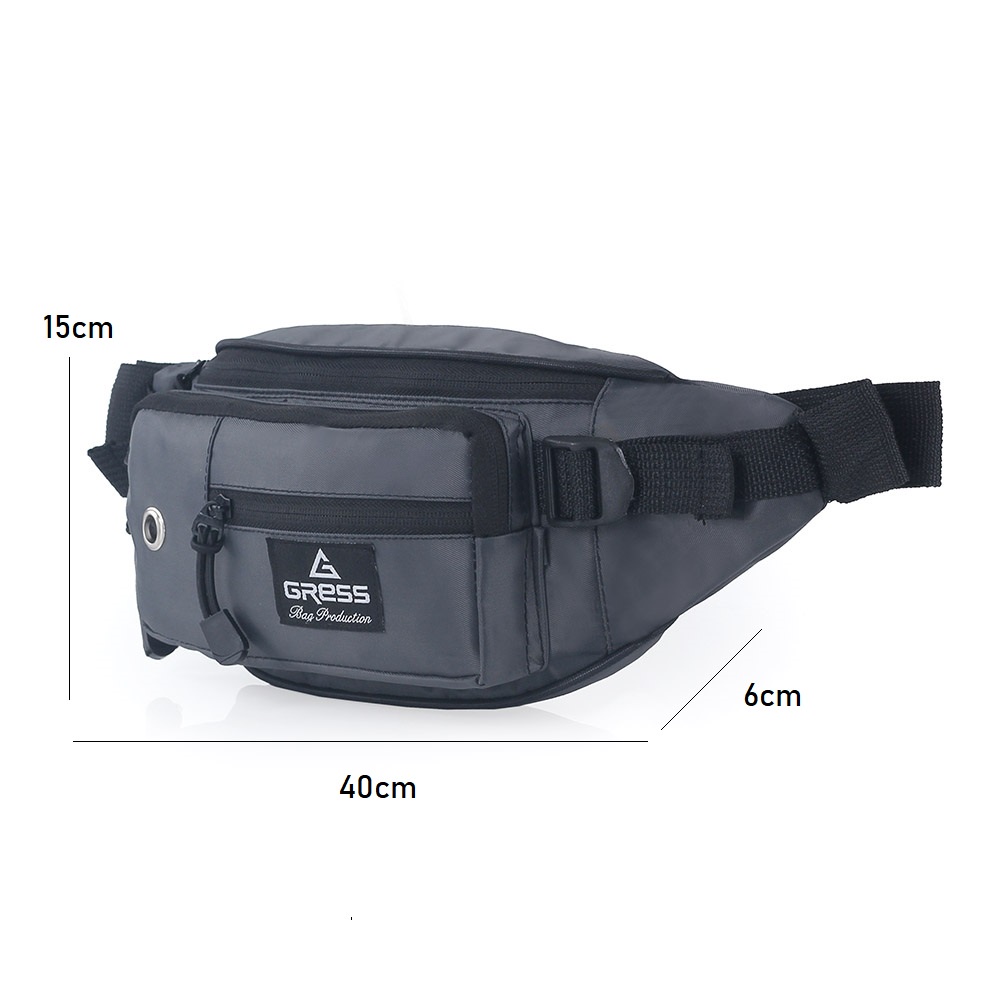 Tas Selempang Waistbag Pria Cowok Distro Premium Waterproof Anti Air