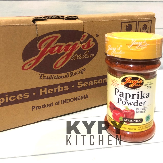 

Jay’s Kitchen Herbs Paprika Powder (bumbu masak bubuk paprika)
