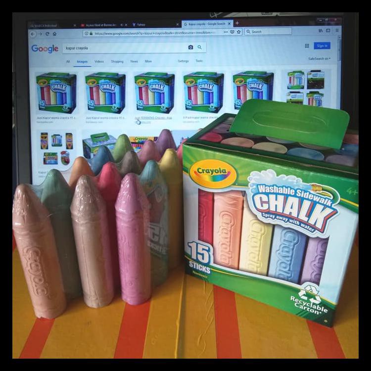

Terlaris Crayola - Kapur Tulis 15 Batang Warna Terjamin
