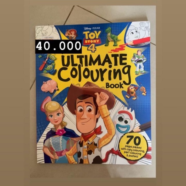Jual Buku mewarnai toys story | Shopee Indonesia