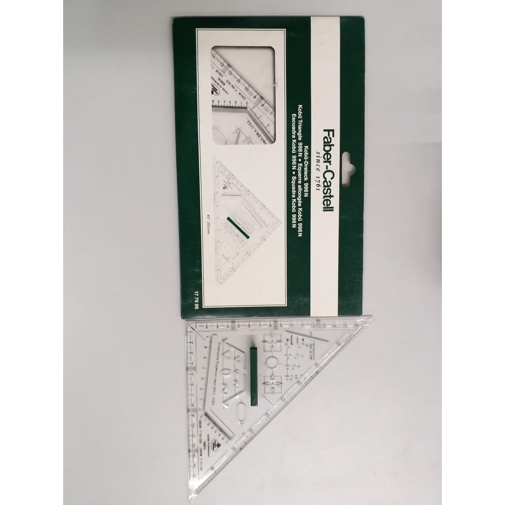 

Penggaris Geometri Faber Castell 996 N 29996025