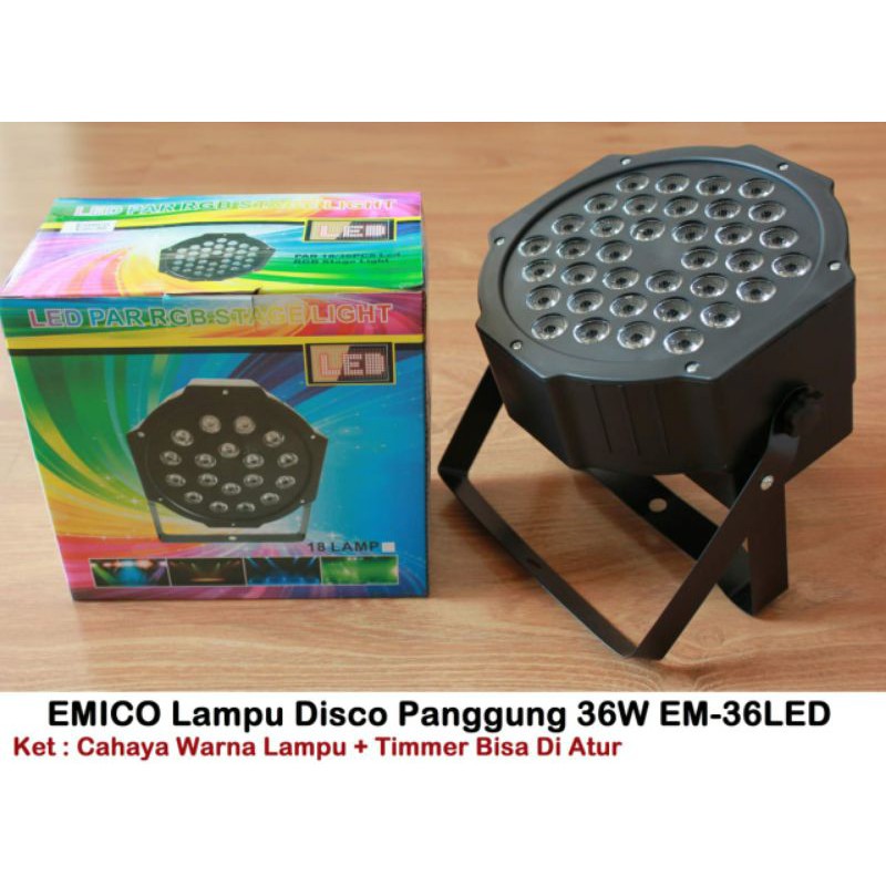 PAR LED 36 RGB Emico