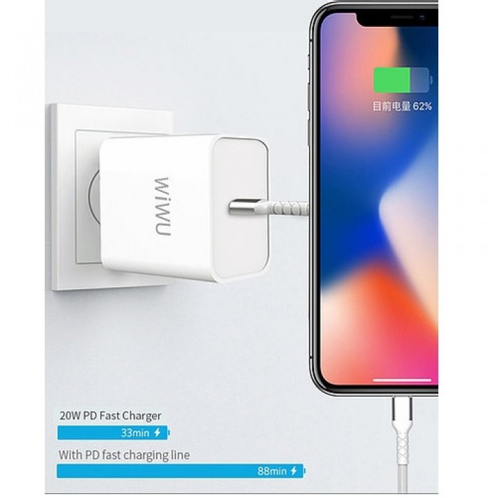 593 WIWU RY-U56 - Comet Series 20W - Charger Single Port Charger USB-C