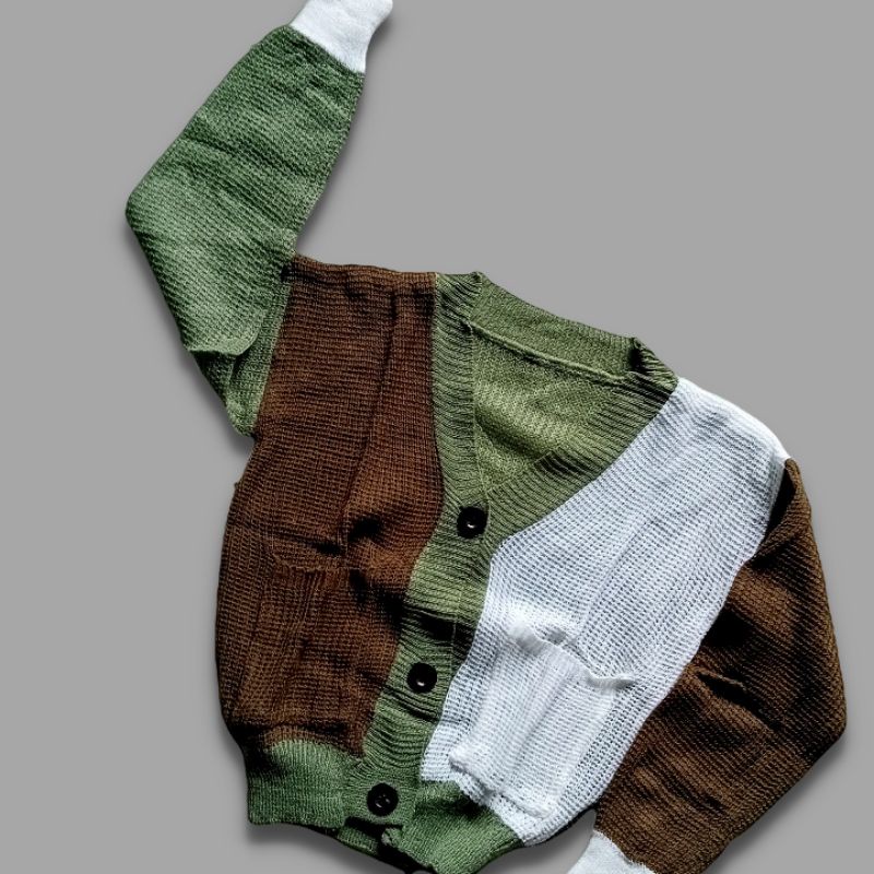 3 TONE/cardigan anak perempuan/rajut anak/rajut anak perempuan/cardigan rajut anak/sweater rajut ana