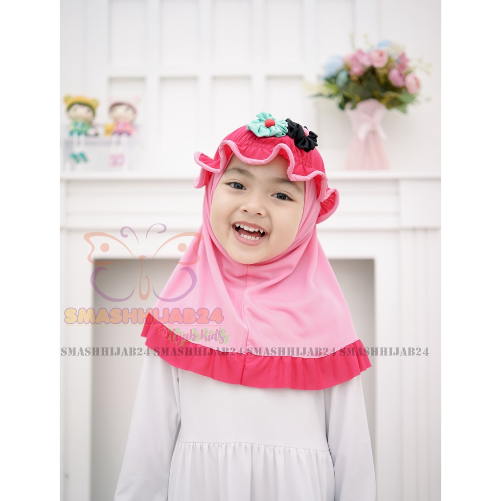 Jilbab Anak Bayi TOPI LIS POLOS Hijab Anak 0 - 3 tahun KERUDUNG ANAK BAYI SMASHHIJAB24 Grosir Kerudu