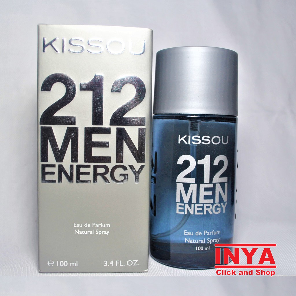 PARFUM KISSOU 212 MEN SPEED ENERGY GREY ABU - EDP Eau De Parfume 100ml