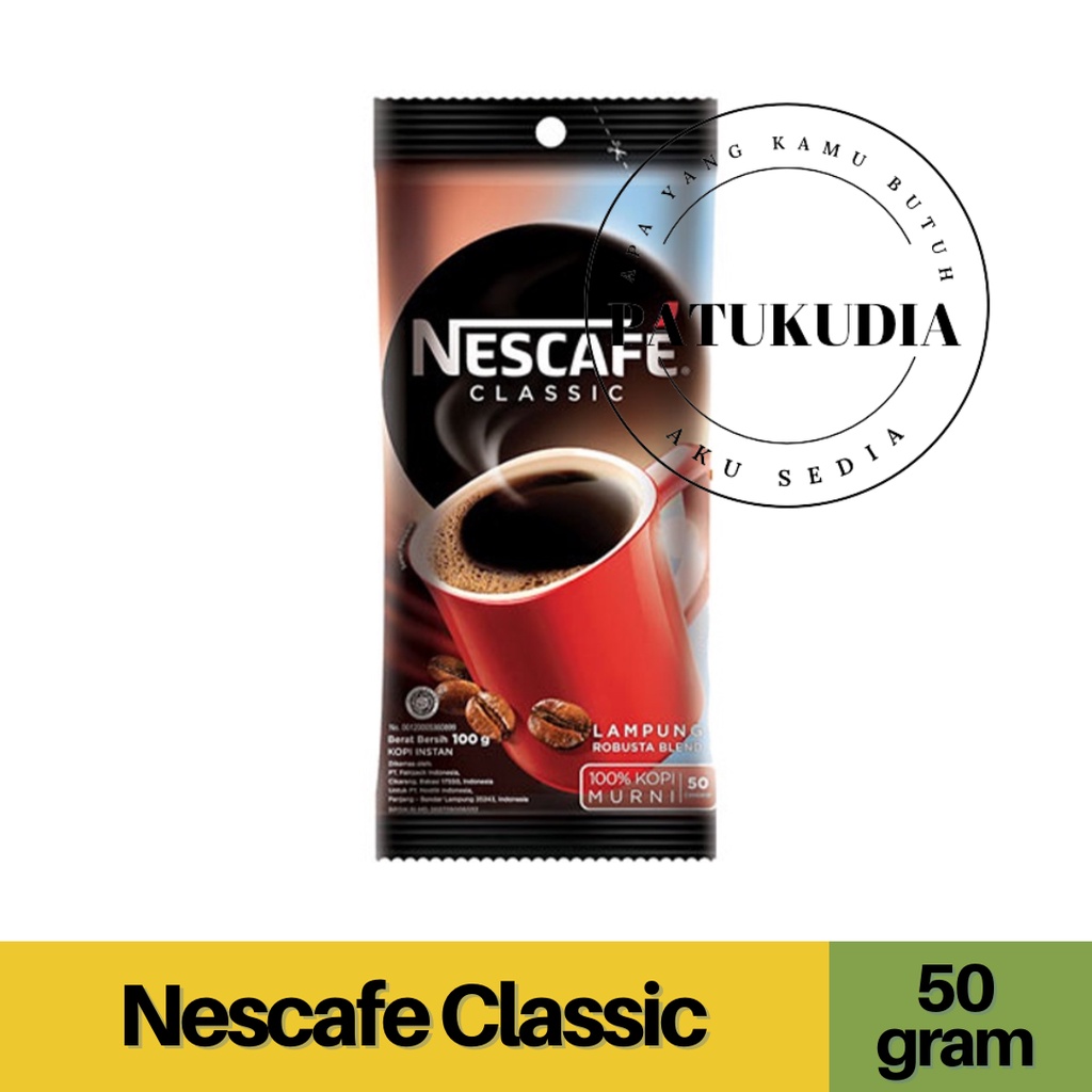

Nescafe Classic Kopi Bubuk Instan | Kopi Hitam 100% Murni