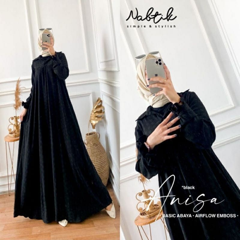 [Fashion Muslim] Gamis ARISA dan Mola Crinkle | dress maxy kekinian terbaru