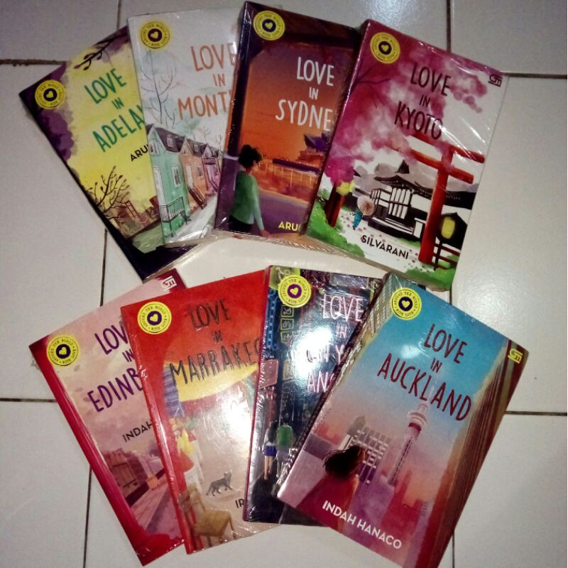 Buku Novel Murah New Segel Around The World with Love(Macam Judul Lihat Deskripsi)Terbitan Gramedia