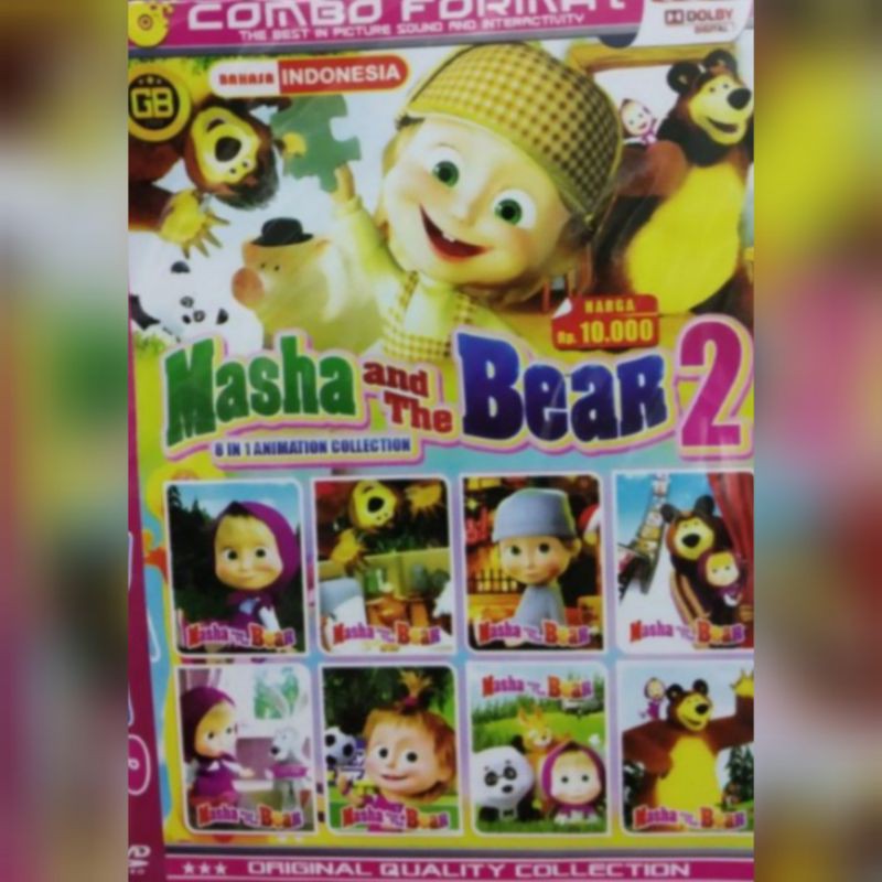 DVD Koleksi MASHA and the BEAR 2