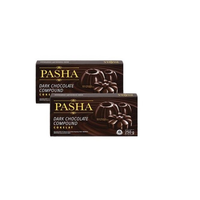 

Kompon Coklat | Pasha Dark Chocolate Compound 250
