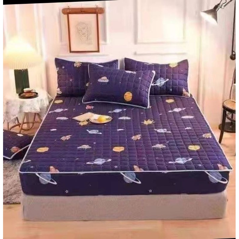 sprei sulthan waterproof ukuran 160x200cm motif karakter-1