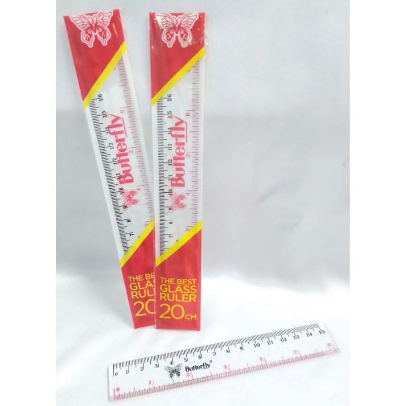 

PENGGARIS PLASTIK 15CM / MISTAR / MERK BUTTERFLY