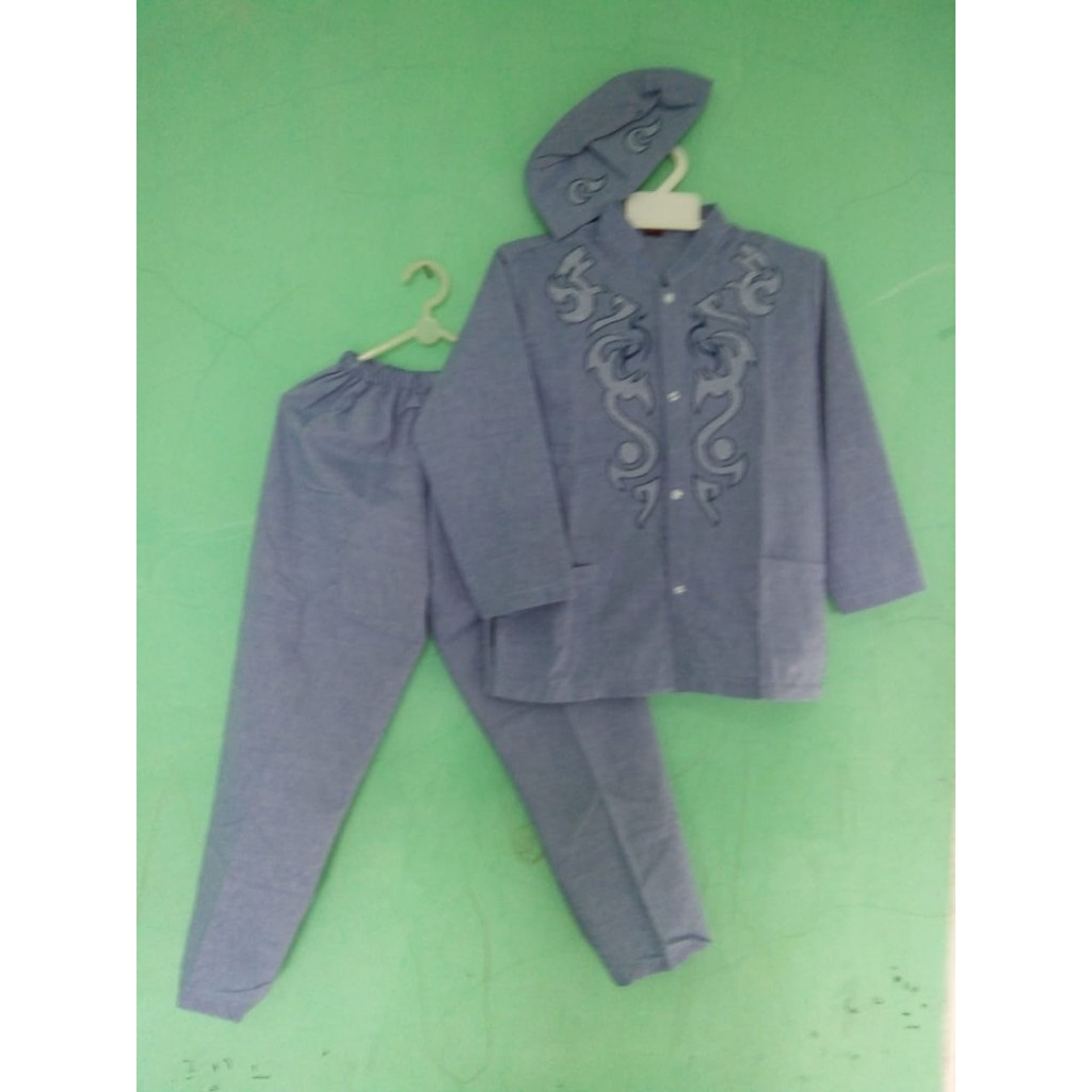 Baju Muslim | Baju Koko  Anak Laki laki 8 Tahun