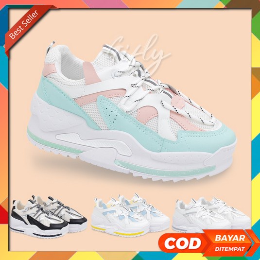 Sepatu Sneakers Berkualitas Kekinian Shoes Awet Fashion Sepatu Jogging Sepatu Sneakers Wanita Gifly