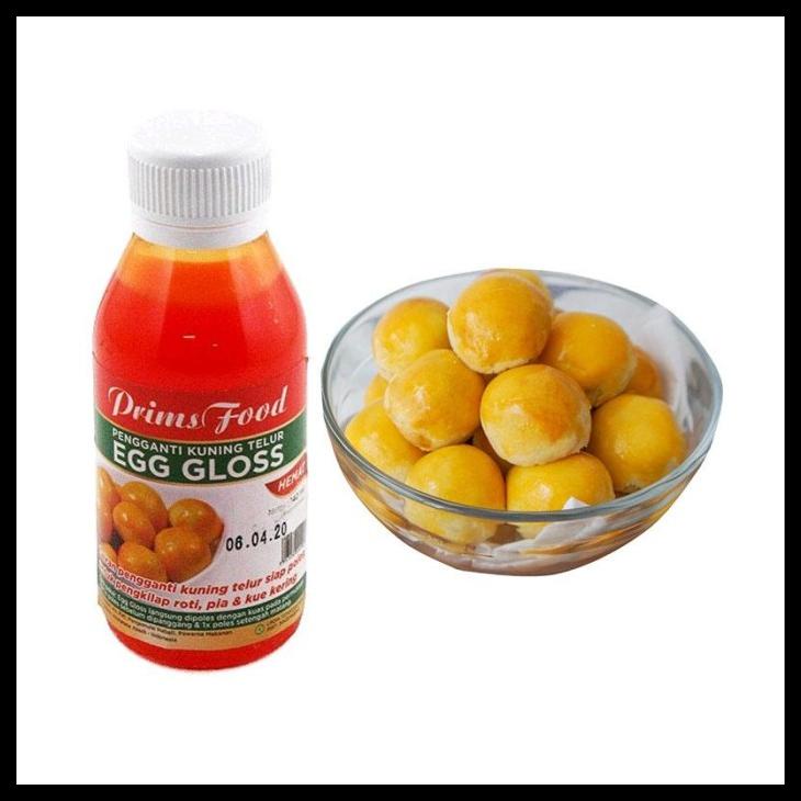 

EGG GLOSS 140ML KUNING TELUR PEWARNA COOKIES GLAZE / OLESAN NASTAR KODE 295