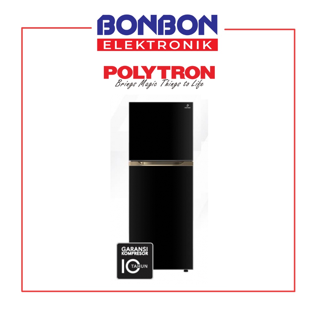 Polytron Kulkas 2 Pintu PRM 491X / 491 X Belleza Big Liter Inverter