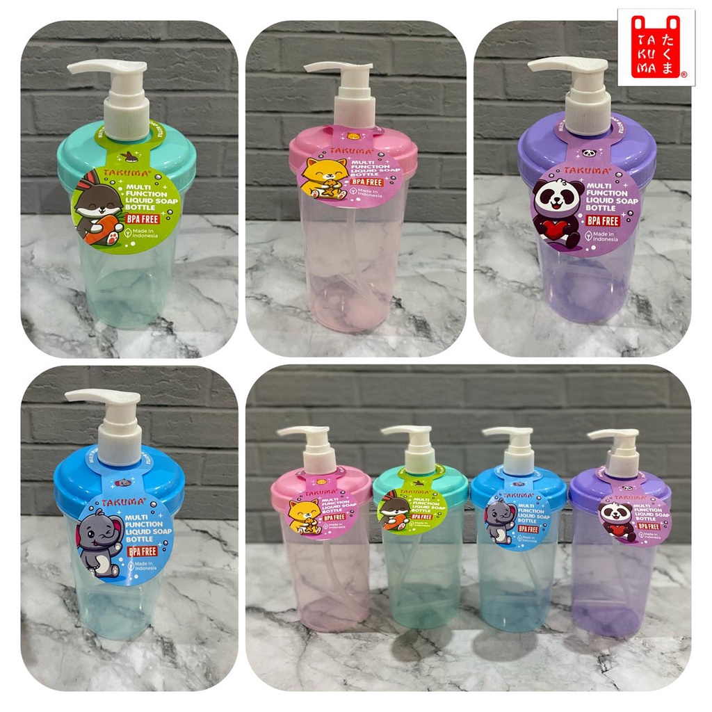 Botol Sabun Cair 500 mL / botol pump 500ml panjang TEBAL Takuma / Botol Sanitizer / Botol Sabun Cuci Tangan