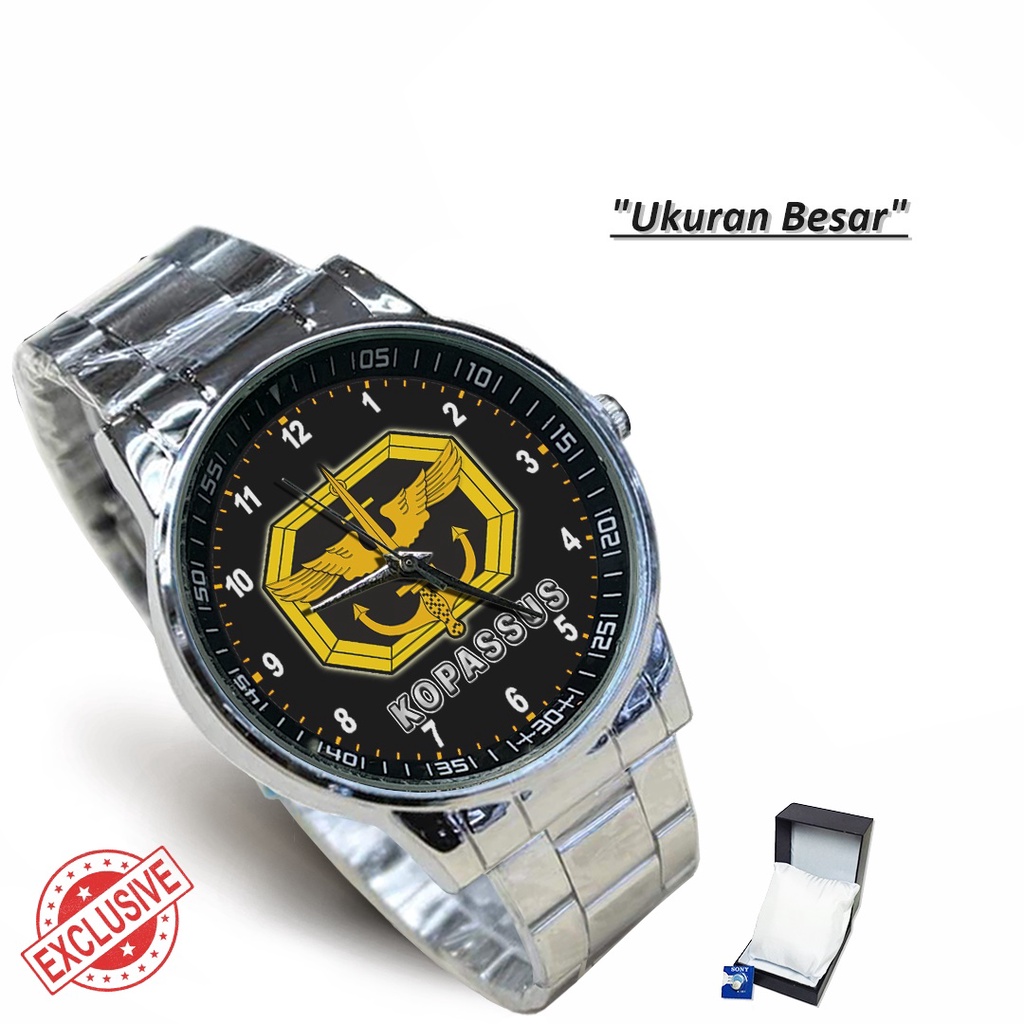 Jam Tangan Rantai Couple KOMANDO PASUKAN KHUSUS 02 (Limited Edition)