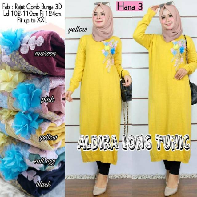 Aldira long tunik (hana 3)