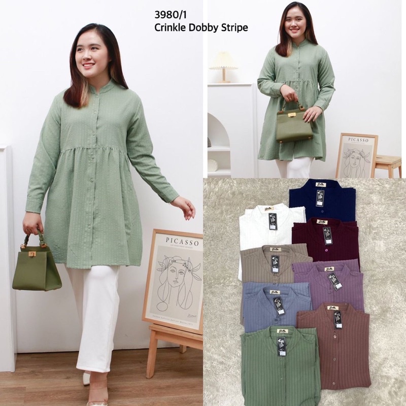 tunik crinkle premium
