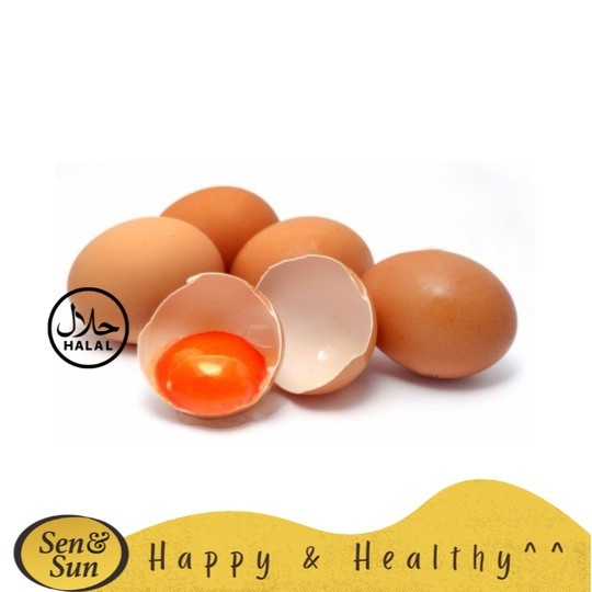 

Sen&Sun Telur Ayam Negeri Omega 1 pack (15 butir)