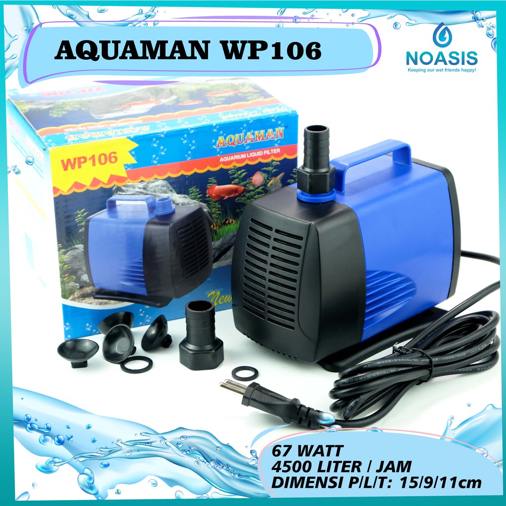 POMPA AQUARIUM CELUP WATER PUMP AQUAMAN WP 106 WP-106 LOW WATT