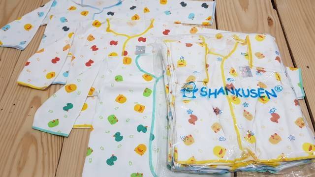 (3 Pcs) Baju Bayi SHANKUSEN Kemeja Tangan Panjang SNI Newborn 0-3 Bulan Shankusen-6