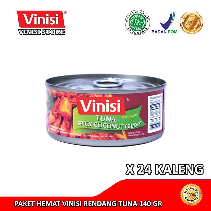 

Paket Hemat 1 Karton (24 Kaleng) Vinisi Rendang Tuna 140 Gr