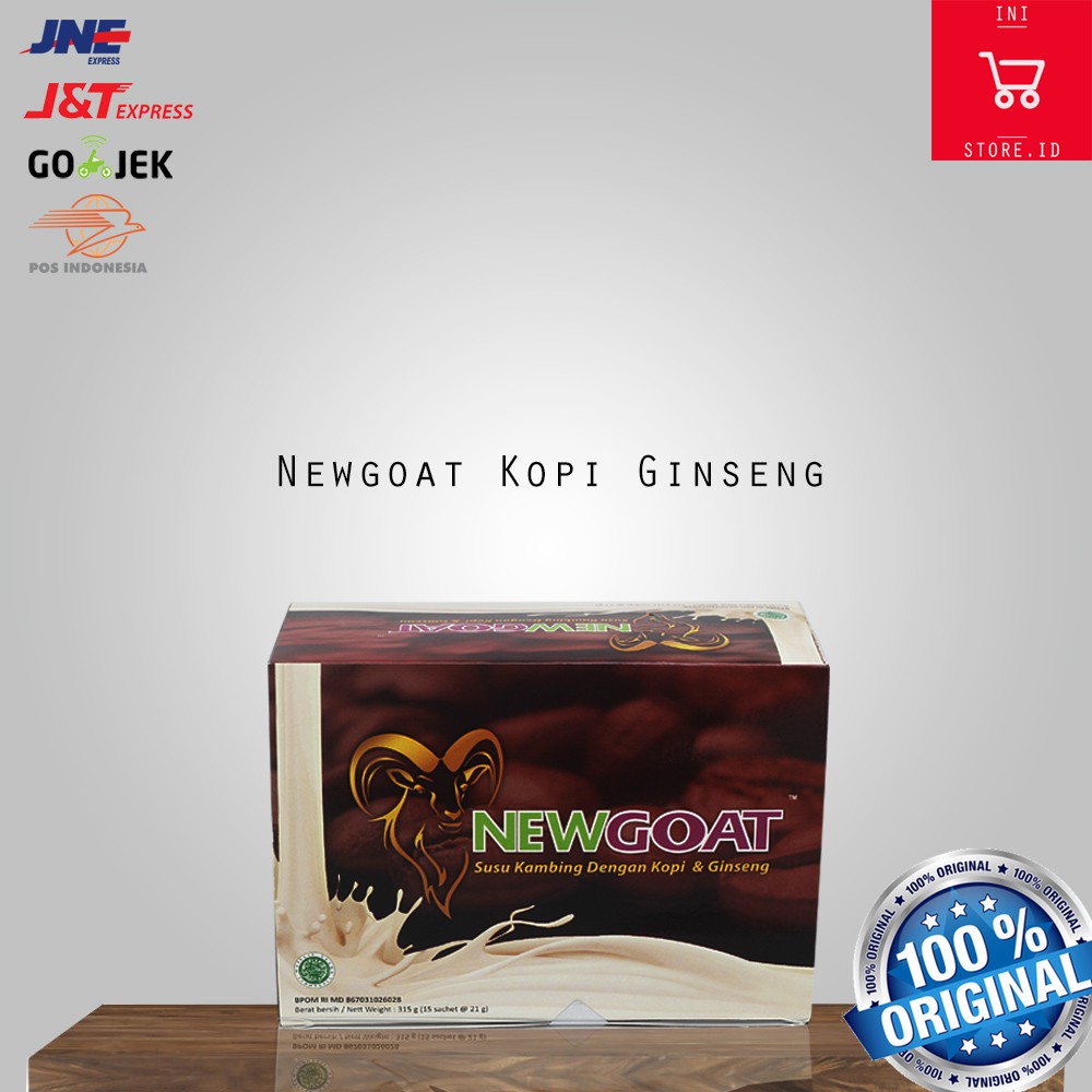 

Susu Kambing Newgoat Kopi Ginseng
