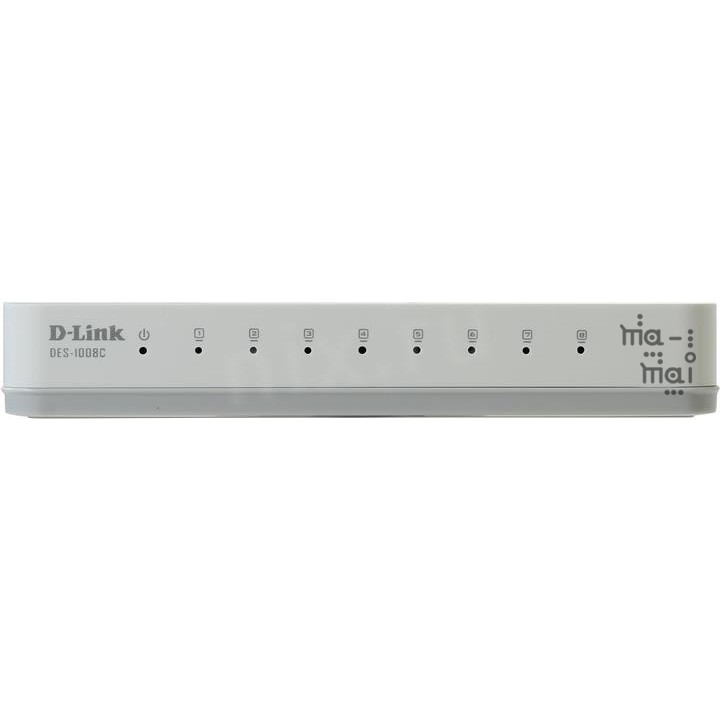 D-Link Switch DES-1008C 8-port 10/100M Unmanaged Standalone Switch