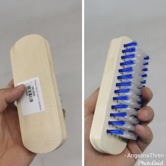 Sikat Baju Kayu Warna / Sikat Cuci Baju Halus/ cuci baju sikat