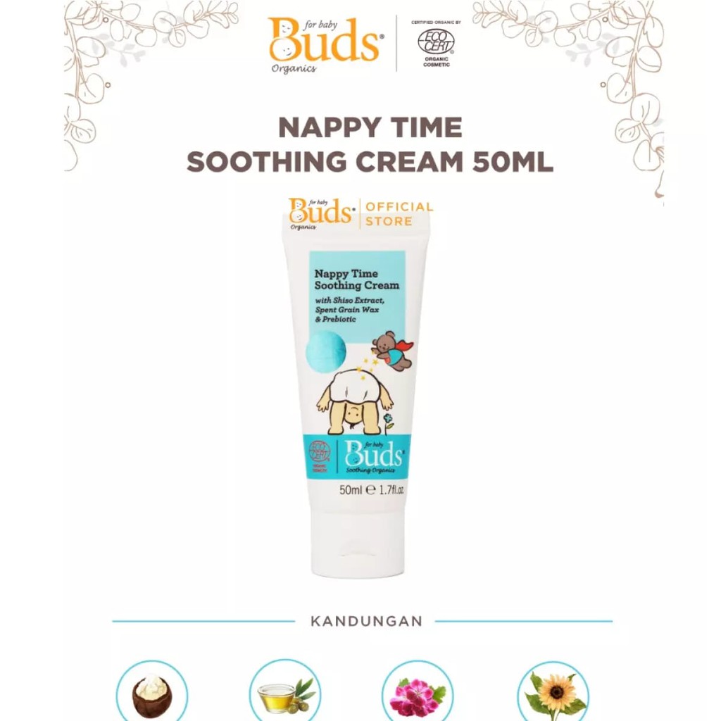 Buds Nappy Time Soothing Cream 50ml