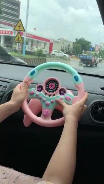 MAINAN ANAK EDUKASI SETIR MOBIL STEERING WHEEL STIR CAR LAMPU + 3 BONUS