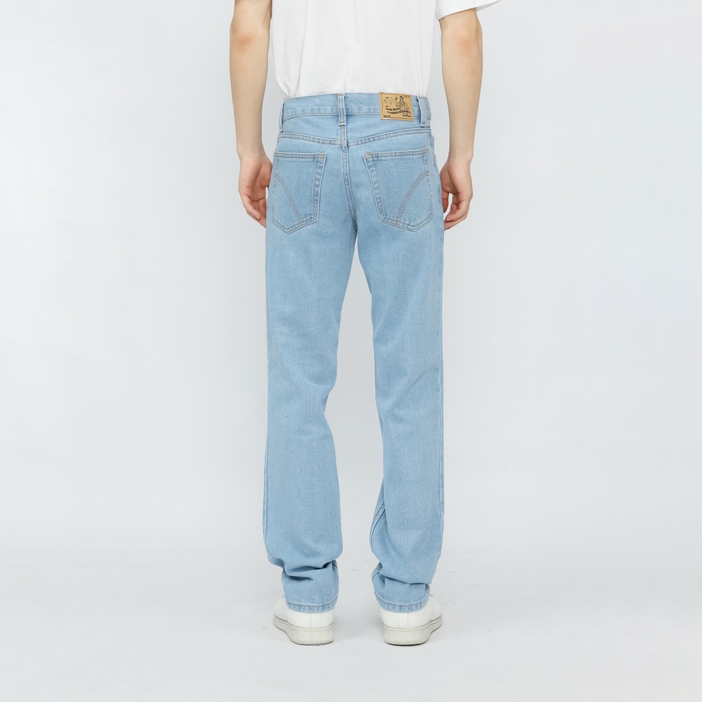 Fathco - Celana Jeans Reguler Basic Bluebleach