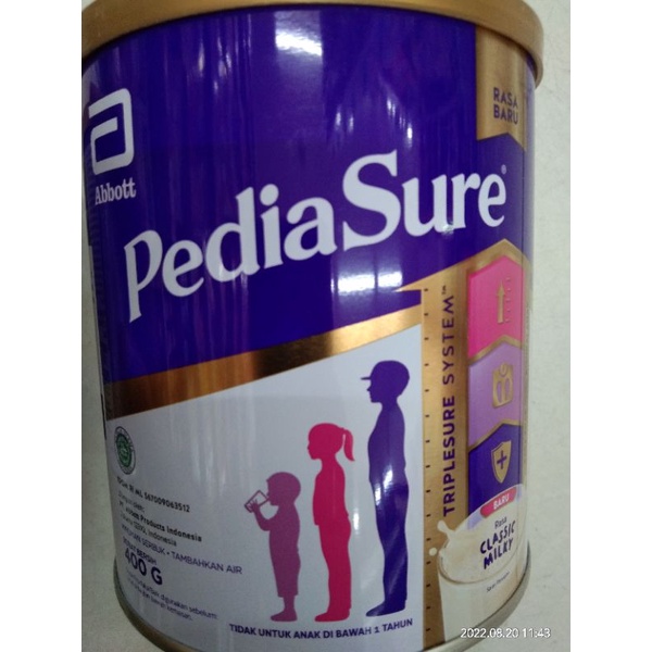 

Pediasure classic milky 400gr