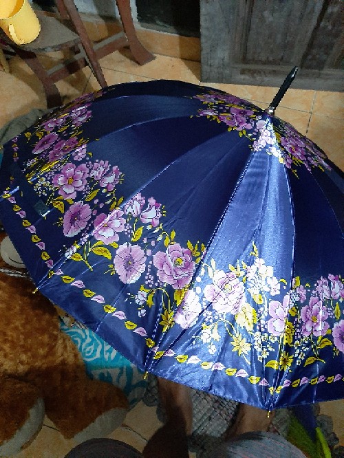 Payung Besar 16 Jari Motif Bunga