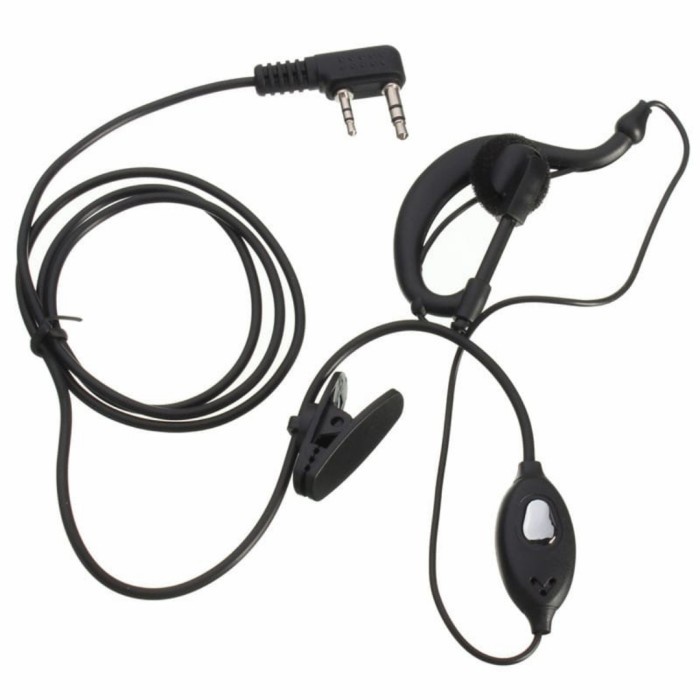 HEADSET HT WALKIE TALKIE HANDSFREE HT EARPHONE BAOFENG BERLIN WEIERWEi