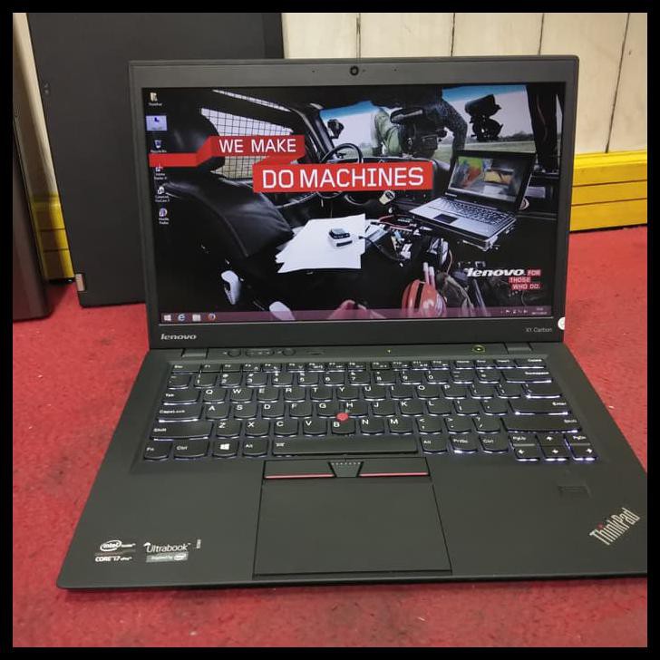 SALE Lenovo X1 Carbon Core i7 Gen 3th 8GB WWAN 4G Finger Backlight Mulus TERPERCAYA